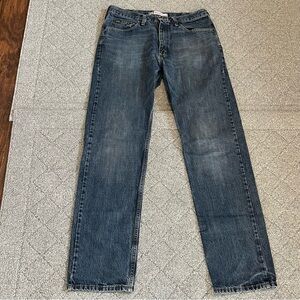 Lee Men’s Straight Jeans in Dark Blue Wash